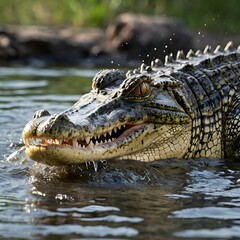 Obraz premium alligator in the everglades
