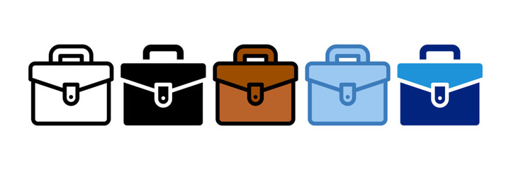 Briefcase Icon Element For Design