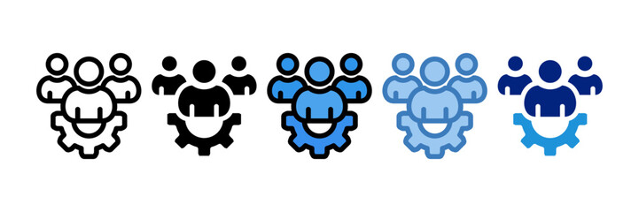 Team Icon Element For Design