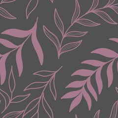 botanical pattern seamless background