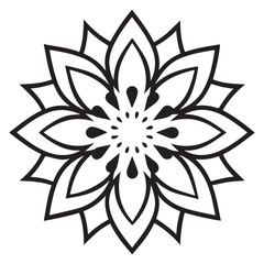  a papaya flower icon with five creamy white petals