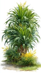 Fototapeta premium Lush tropical plant