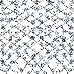 The distorted texture or mesh imitates a fence exposed to high temperatures.