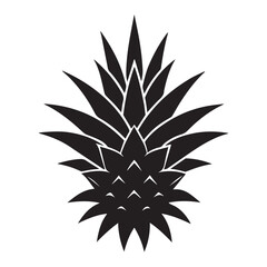 a pineapple flower icon with a spiky purple bloom