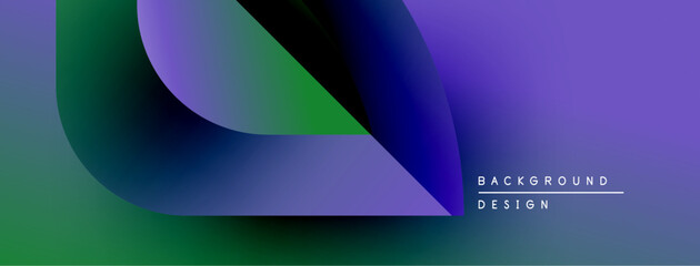 Fototapeta premium Abstract gradients blend purple, green hues. Minimalist design features text background, design. Smooth transitions create modern aesthetic.