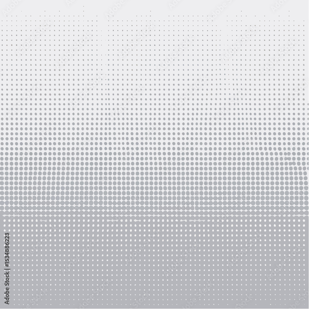 Poster abstract halftone gradient background with grey dots in a modern digital illustration