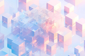 未来的・幾何学的な図形の背景