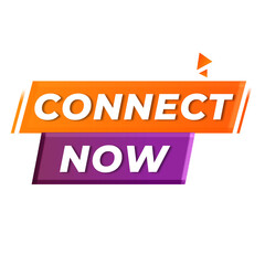 Connect now png networking tag layout Contact vector icon