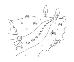 Following trail of breadcrumbs © Organicpatterns