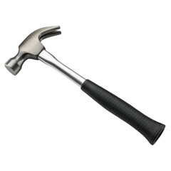 A professional carpenter hammer on transparent background