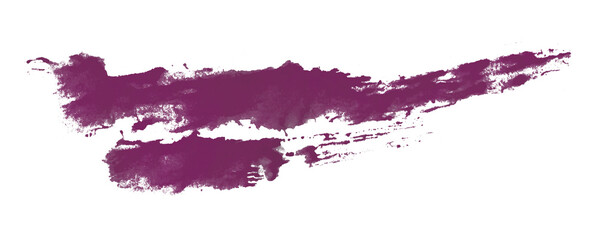 purple watercolor background. Artistic hand paint. Isolated on transparent background.