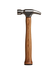 [Transparent Background PNG]Wooden Handle Hammer for Craftsmanship