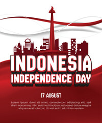 Indonesia Independence Day Celebration Poster