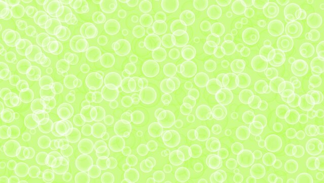 green bubble seamless pattern