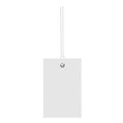 illustration silver identity tag