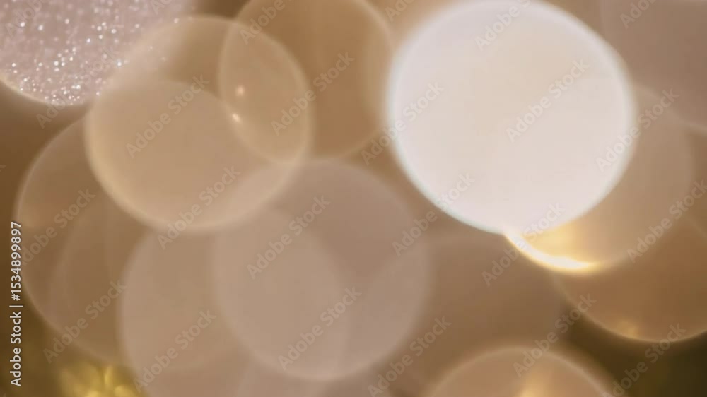 Aufkleber abstract blurred background with bright shimmering orbs creating a magical atmosphere evocative of f