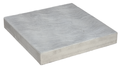 [Transparent Background PNG]Gray Decorative Concrete Paver Square