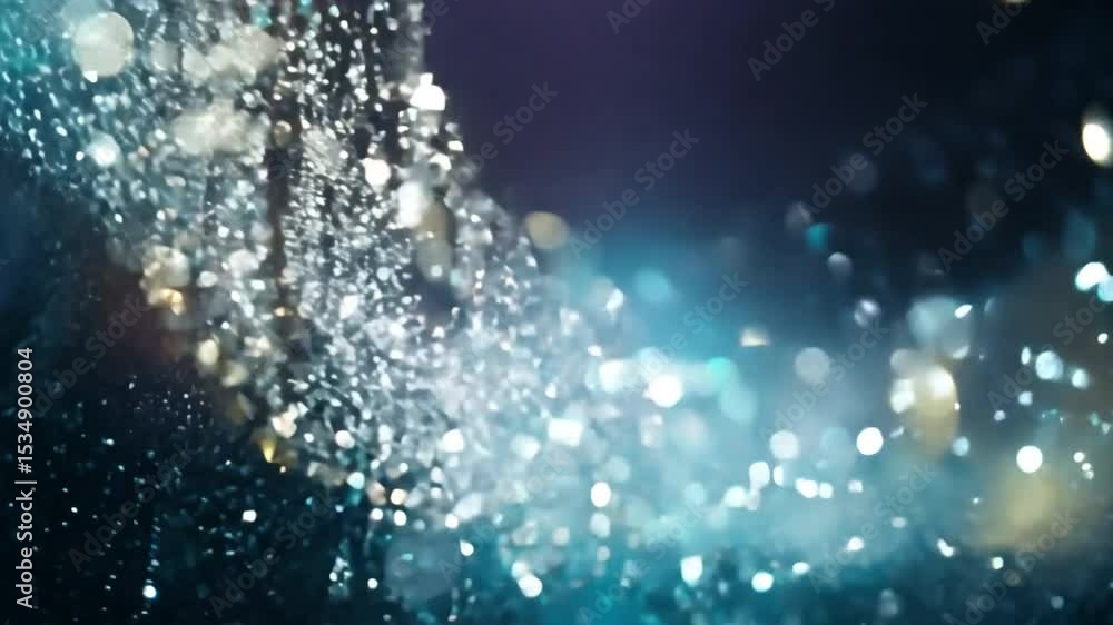 Poster beautiful abstract background with bokeh effect and sparkling lights in a dreamy, ethereal setting, 