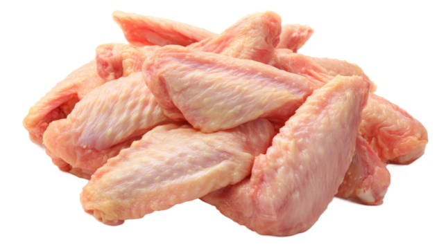 [Transparent Background PNG]Raw Chicken Wings Ready for Cooking