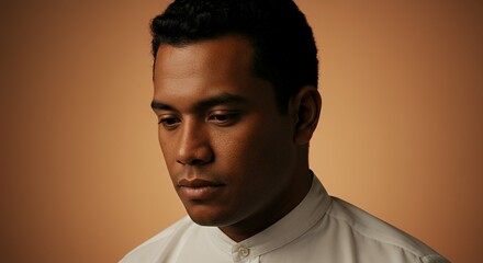 Portrait of a Pensive Man