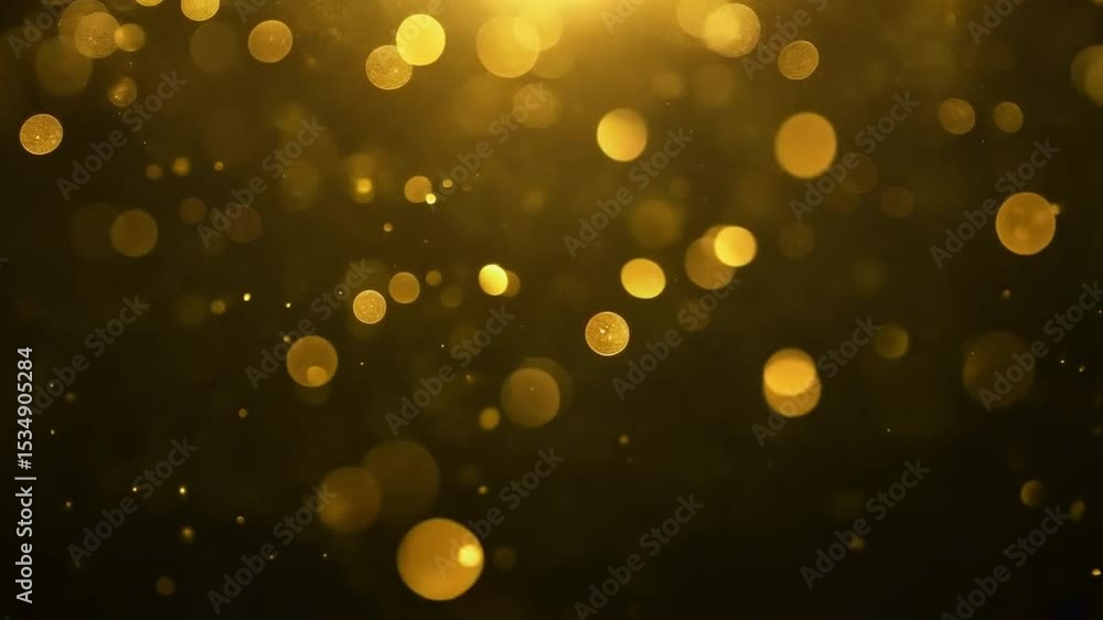 Poster sparkling light particles floating in abstract background for creative design and visual effects 4k 