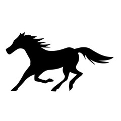 horse silhouette illustration