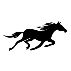 horse silhouette illustration