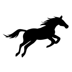 horse silhouette illustration