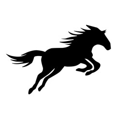 horse silhouette illustration