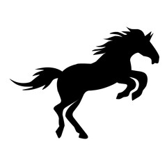 horse silhouette illustration