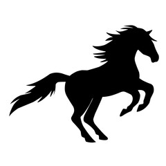 horse silhouette illustration
