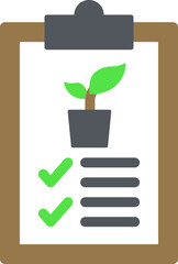 Agriculture Document Flat Icon
