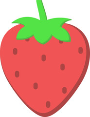 Strawberry Flat Icon
