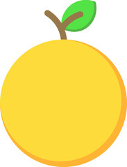 Grapefruit Flat Icon