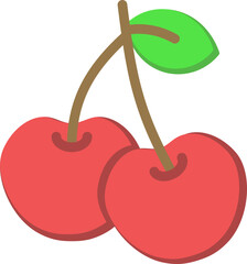 Cherry Flat Icon