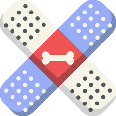 Animal Bandage Flat Icon