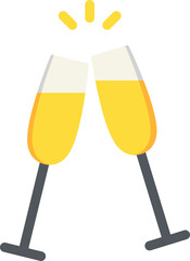 Toasting Flat Icon