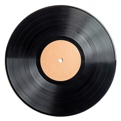 Obraz premium Vintage Vinyl Record A Classic Piece of Music History, Analog Sound, Groove, Audiophile Collection