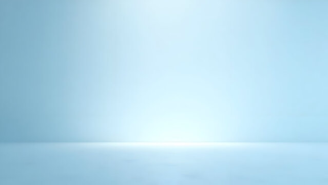 Minimalist light blue gradient backdrop for product showcase or graphic design