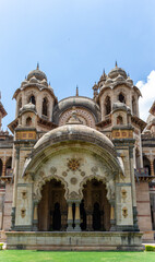 Elaborate Indian palace under a clear summer sky