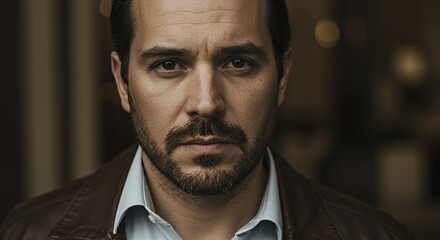 Intense Portrait of a Man