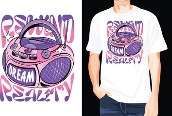 Rewind Reality t-shirt design