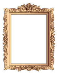 Gold picture frame