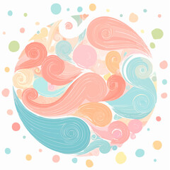 abstract illustration embodies mindfulness meditation