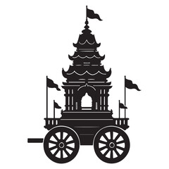 Fototapeta premium Rath Yatra Chariot