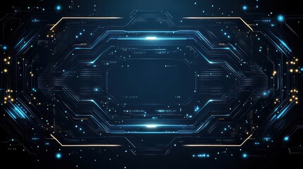 Abstract circuit board illustration evokes futuristic technology, data flow and complex systems.
