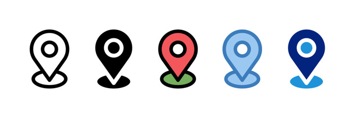 Location Icon Element For Design