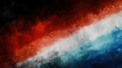 Tricolor flag in grunge style background for dramatic visual impact