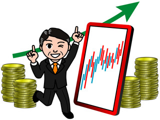 壱A：スマホアプリでNISA投資の複利運用をする中年男性の資産拡大_CS3 2025_0610_032