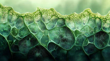 Microscopic organic cells texture, blurred background